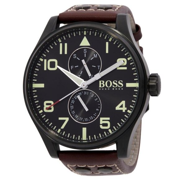 NWT Hugo Boss Fashion Men's Quartz Steel Authentic Watch - Picture 1 of 3